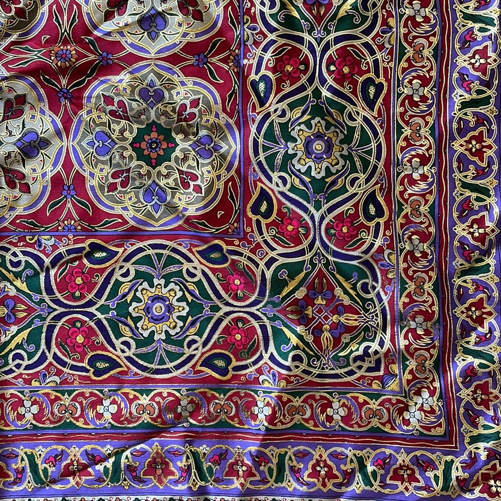 Vintage Oscar de la Renta Scarf - Picture 3 of 5